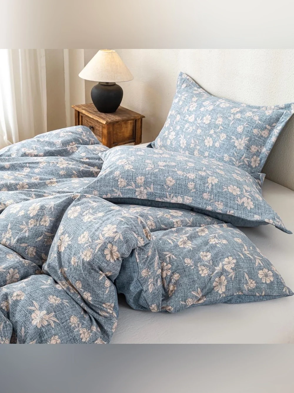 Blue Flower Twin Size 68